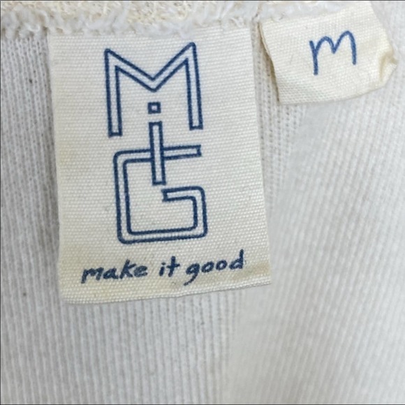 Make It Good Organic Heart Printed Shirt Med - Picture 10 of 11